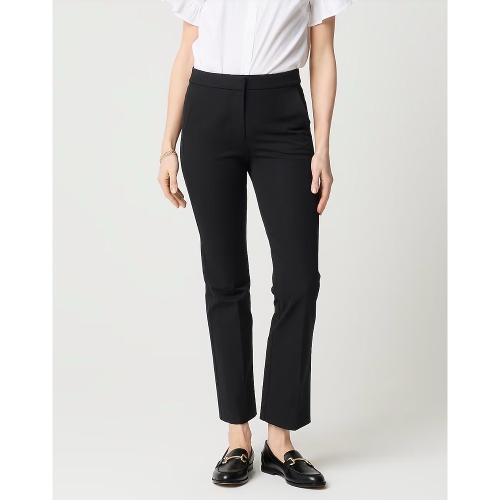 J.Crew Factory | NWT Tall Nicki Flare Pant in Black | Sz T8